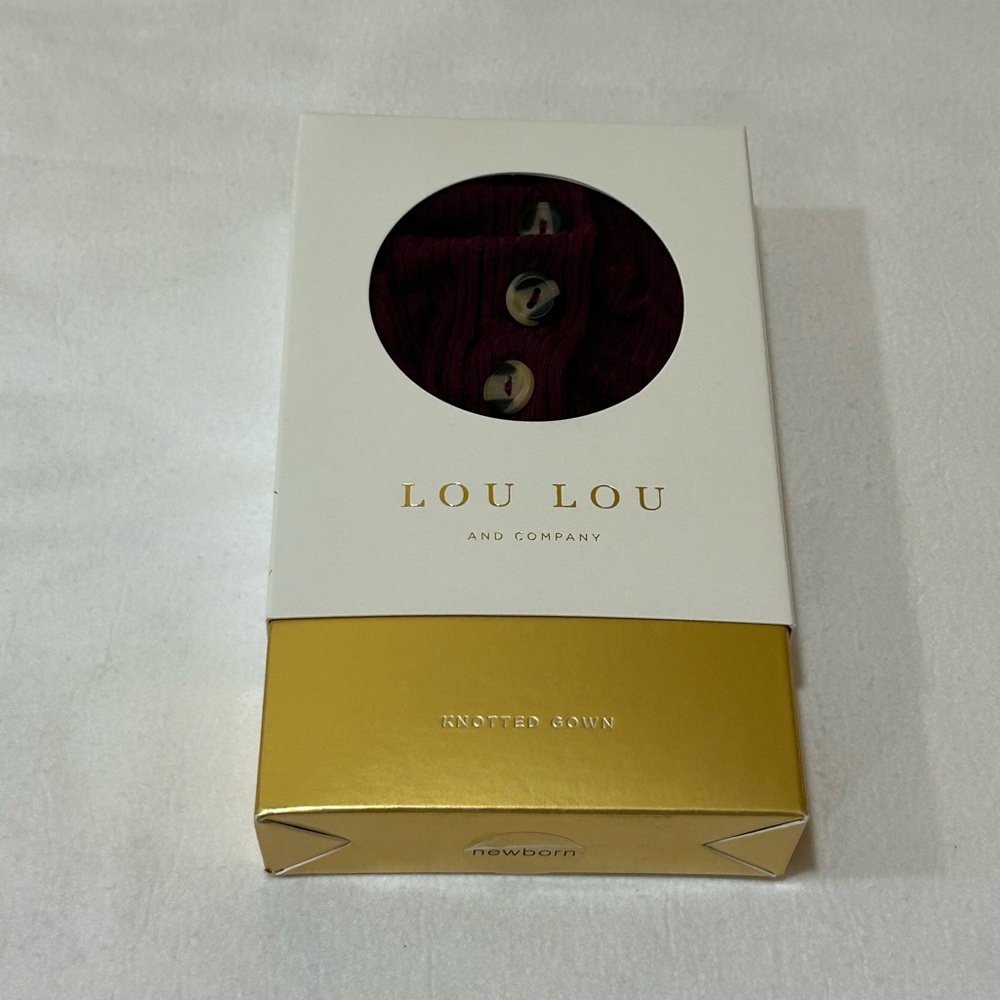 Lou Lou Newborn Knotted Gown